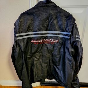 Harley davidson leather jacket XL